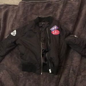Top shop bomber jacket